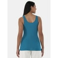 thumbnail image 4 of Time and Tru Women's Ribbed Tank Top, Sizes XS-XXXL, 4 of 5