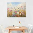 thumbnail image 2 of Acheng Wildflower Canvas Wall Art Colorful Floral Painting Wildflower Botanical Wall Art for Living Room Watercolor Floral Poster Colorful Botanical Artwork Wildflower Watercolor Prints 20x16in, 2 of 6