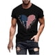 thumbnail image 2 of Tops para hombre, blusas y camisas de manga corta con cuello redondo para hombre, jersey informal de moda con estampado de cuello redondo para hombre, pantalones cortos deportivos para fitness, blusa, 2 of 5