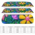 thumbnail image 2 of HAHDAXIA Floral Pattern Bedding Solid Comforter Set for All Seasons,3 Pieces(1 Comforter+2 Pillowcases),Soft Microfiber Bedding Set Queen(90"x90"), 2 of 7