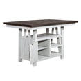 thumbnail image 6 of Farmhouse White 5 Piece Gathering Table Set, 6 of 10