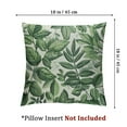 thumbnail image 4 of Sage Green Leaf Plant Pillow Covers  Set of 2 Tropical Fern Herbs Botanical Leaves Floral Decorative Pillow Cases Vintage Cushion Case Farmhouse Home Decor for Couch Sofa Porch Outdoor, 4 of 7