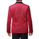 thumbnail image 3 of CHAQUETA DE TRAJE CHIC PARA HOMBRE CON SOLAPA DE CHALECO Y UN BOTÓN, TEJIDO METÁLICO BRILLANTE, BLAZERS L BURDEOS, 3 of 5