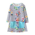 thumbnail image 3 of Esaierr Dress for Toddler Gir,Little Girls Hooded Dresses，long Sleeve Hoodie Cotton Dress for 2-7y, 3 of 7