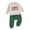 Bsets127-Khaki, variant on UAYOTSE Baby Boys Football Print Sweatshirt Jogger Pants Set Casual Fall Daily Infant Outfit Size 18-24 Months
