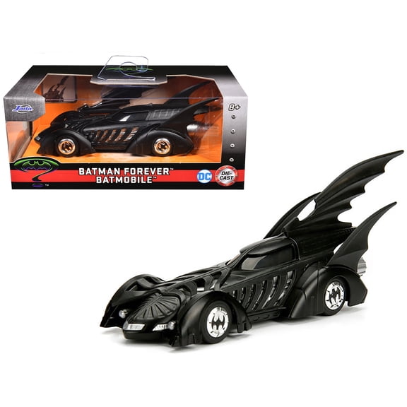 Batmobile Black "Batman Forever" (1995) Movie "Hollywood Rides" Series 1/32 Diecast Model Car by Jada