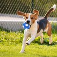 thumbnail image 5 of Pelotas de juguetes para perros: pelota de fútbol de felpa masticable para perros, pelota suave y chirriante para mascotas rellena con un juguete de rompecabezas para perros para interiores, 5 of 5