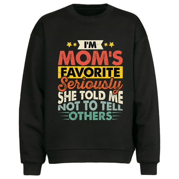 Mother's Day Design Men's & Big Men's Graphic Sweatshirt Long Sleeves,Sizes S-2XL