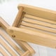 thumbnail image 4 of Escurridor de jabón de madera de bambú, soporte para jabón de ducha, bandeja para jabón para baño, ducha, tocador, fregadero de cocina, nuevo, 4 of 7