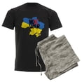 thumbnail image 6 of CafePress - Ukraine No War Pajamas - Men's Dark Loose Fit Cotton Pajama Set, 6 of 7