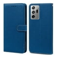 thumbnail image 2 of Wallet Case for Samsung Galaxy Note 20, Anti-Scratches Shockproof Magnet Flip Folio Cover with Stand Card Slots Wrist Strap Case for Samsung Galaxy Note 20 6.7 Inch,Darkblue, 2 of 7