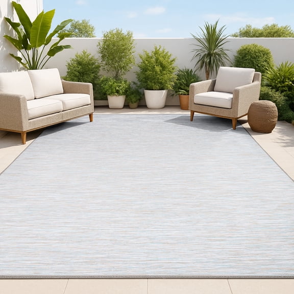 JONATHAN Y TUSCAN SUN 4 x 6 Area Rug, Ethan Flatweave - Gray, TSN100A-4