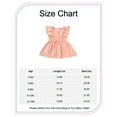 thumbnail image 2 of Newborn Baby Girl Clothes Baby Girl Dress Sleeveless Dress Lace Sleeve Summer Dress Baby Girl Party Dress Casual Dress Pink 3-6 Months, 2 of 8