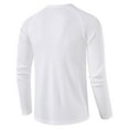 thumbnail image 5 of LUOGENLI T-shirts pour Homme pour Hommes T-Shirt à Manches Longues à Col Rond T-Shirt Décontracté de Vacances Chandails Hauts T-shirts pour Hommes T-shirts Graphiques T-shirts Amusants de Pâques pour Hommes T-Shirt Graphique Saint-Valentin Blanc TG, 5 of 5