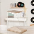 thumbnail image 5 of Record Storage Holder Solid Wood Display Rack, 5 of 6