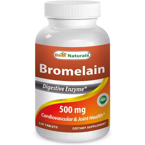 Best Naturals | Bromelain, 500 mg, 120 Tabletas