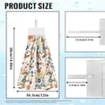 thumbnail image 7 of ZIATUBLE Flower Mushroom Hanging Hand Towels Absorbent Dish Towels for Kitchen Drying Easy to Clean Dish Towel Hand Towels Lightweight Kitchen Hand Towels Decorative Tea Towels, 7 of 7