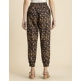 thumbnail image 4 of Moomaya Printed Elastic Waist Boho Pajama Pants, Cotton Yoga Pants With Pockets, 4 of 9