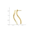 thumbnail image 2 of 14K Yellow Gold Long Curled Earrings, 2 of 6