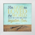 thumbnail image 1 of Perrenoud, Aubree 26x26 White Modern Wood Framed Museum Art Print Titled - God So Loved, 1 of 4