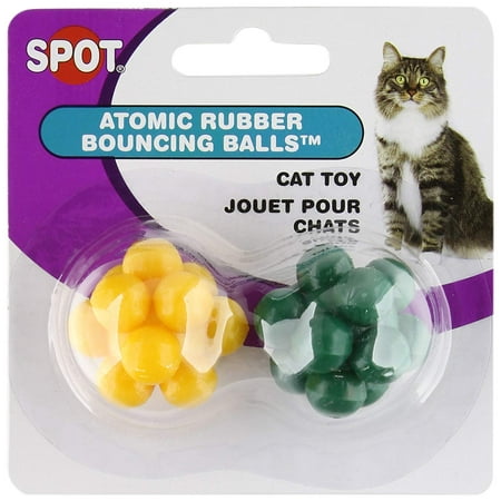 Make Your Own Bouncy Balls Ethical Atomic Bouncing Ball Cat Toy, 2-Piece (colors may vary), Unique shape makes them bounce in every direction driving your cat crazy. By Ethical Pet ()