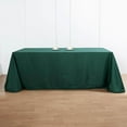 thumbnail image 2 of Efavormart 5PCS 90x132" HUNTER EMERALD GREEN Wholesale Rectangle Polyester Tablecloth Linen Wedding Party Restaurant Tablecloth, 2 of 9