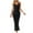 Black-311, variant on Up to 30% OFF,Women's Summer Sleeveless Knitted Thread Tank Top Split Wrapped Hip Dress,Sleeveless Tank Top Dress with Split Wrapped Hip Design, Ideal for Warm Weather Great for Outdoor Wear