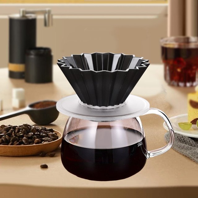 Elodie Resin Coffee Filter Cup Reusable Pour over Coffee Dripper for Camping Travel clear base
