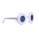 thumbnail image 1 of Gafas Fashion Flower con marco grueso para muñecas de 18 '' Blanco, 1 of 4