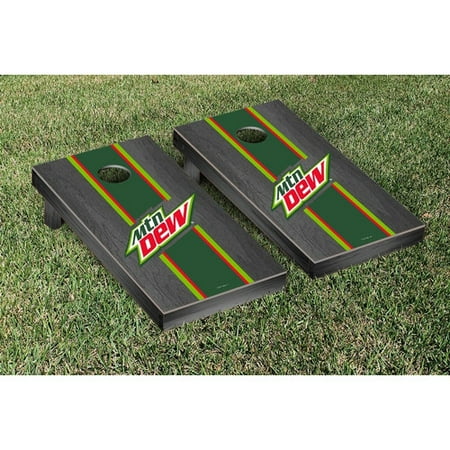 Victory Tailgate Mountain Dew Stained Stripe Version Cornhole Game Set