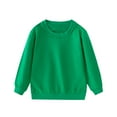 thumbnail image 4 of UQJfacai Boys 2 Pack Cotton Crewneck Sweatshirt Kid Toddler Fall Winter Casual Loose Fit Solid Long Sleeve Pullover Tops 1-9 Years, 4 of 7