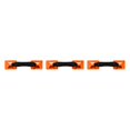 thumbnail image 4 of Ruiboury PVC Nylon Strap Armrest Grab Handle Inflatable Canoe Kayak for Orange 31x7CM 3Set, 4 of 6