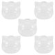 thumbnail image 1 of Cat Shaped Glass Vase Hydroponic Plant Flower Vase Decor Art Gift, 1 of 2