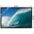 thumbnail image 3 of Surfing - Rolling Wave Wall Poster, 22.375" x 34", Framed, 3 of 3