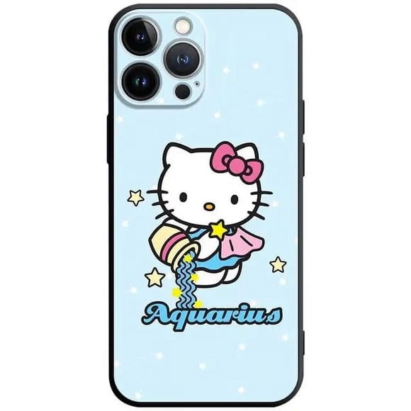 Étui de Téléphone Mignonne Dessin Animé Hello Kitty Étui de Téléphone pour Apple iPhone 15 11 14 13 12 Pro Max 14Plus 13Mini 12Mini XR X TP 7 8 Souple LXY