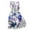 a_Blue Plus Size Maxi Dress, variant on Womens Plus Size Maxi Dress 2024 Fashion Floral Print Button Up Lapel Neck Dress Tie Waist Pleated Loose Fit Flowy Casual Dress 3/4 Sleeve Sundress Yellow XXL