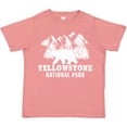 thumbnail image 3 of Inktastic Yellowstone National Park with Bear Mountains and Trees Boys or Girls Toddler T-Shirt, 3 of 5