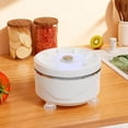 thumbnail image 4 of Vegetable Spinner Dryer Wireless Vegetable Washer in Water Cleaning Device Portable Purifier for Tableware Meat Seafood Jewelry Kitchen Tool Category Bowls Utensils Easy Cleaning for Picnic Camping U, 4 of 9