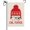 Taille-12.5"x18 pouces, variante sur Drapeau de Jardin d'Hiver de Noël Chapeau Drapeau de Jardin Oh Fudge Décorations de Ferme Saison Toile de Jute Vertical Double Face Cour Pelouse Décoration Extérieure 12.5 x 18 Pouces