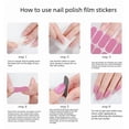thumbnail image 2 of Buy 2 Get 1 Free Semi Cured Gel Nail Strips, Red Glitter Ombre Nail Wraps, Long Lasting Nail Stickers for DIY Manicure, Salon-Quality Nail Art Decals for Women, 2 of 10