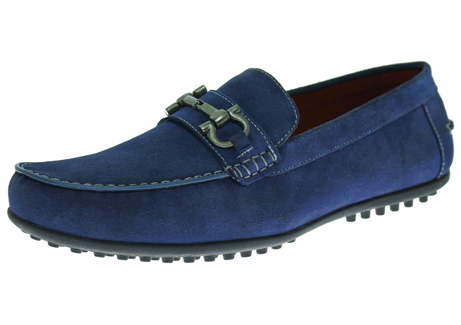 Mens Smart Casual Loafers Designer Slip on Party Driving PU Suede Boat Shoes 