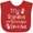Red, variant on Inktastic Grandma Grandpa Love Me Girls Boys or Girls Baby Bib
