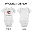 thumbnail image 3 of Just A Little Palestinian Cute Baby Clothing Bodysuits For Boy Girl, 3 of 5