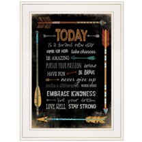 Today Is a Brand New Day by Marla Rae Printed Wall Art Wood Multi-Color