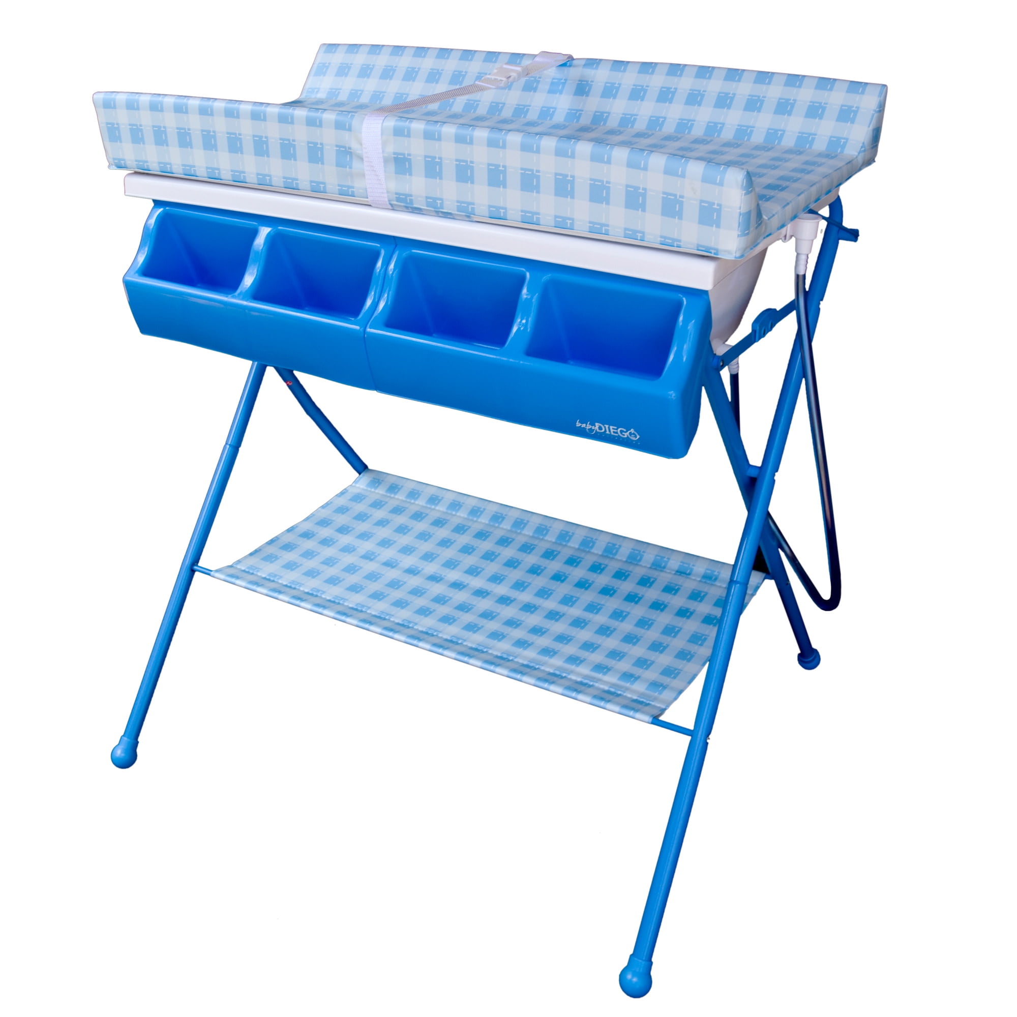 baby bath tub with stand and changing table