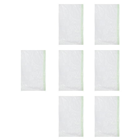 Thinsont 7Pcs Cat Litter Filter Bag Drawstring Tray Box Pet Waste Cleaning Tool Household Large Capacity Thickened Pet for Accessory 7 Pieces no hole L