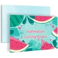 thumbnail image 1 of Sublimation Glass Cutting Board Blanks, Textured Tempered Glass Chopping Boards for Kitchen, Anti Slip Cutting Boards Heat Resistant Glass Plate Chopping Board for Kitchen DIY Heat Press Machine, 1 of 6