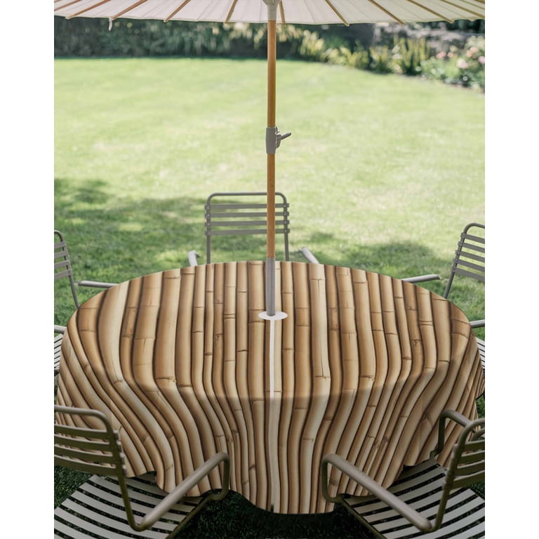 15 ft round patio umbrella Flash Furniture 15 ft. Elizabeth Commercial Grade Triple Head Patio Umbrella with Crank & Easy Lift Functionality Gray
