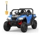 thumbnail image 1 of QinaQin Camión de volteo eléctrico infantil de 24V para 2 pasajeros, tracción 4WD, control remoto, caja basculante eléctrica, pala, luces LED y música, hasta 5 MPH, 1 of 8