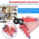 thumbnail image 3 of HSC8 6-4 0.25-10m㎡ AWG23-7 Ferrule Crimping Tool Kit High Hardness Crimper Plier with 1200pcs Wire Ferrules Crimp Ends Terminal, 3 of 5